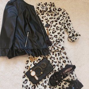 Collective Concepts Animal Print Dress